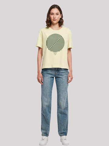 T-shirt 'Geometrics' F4NT4STIC en jaune