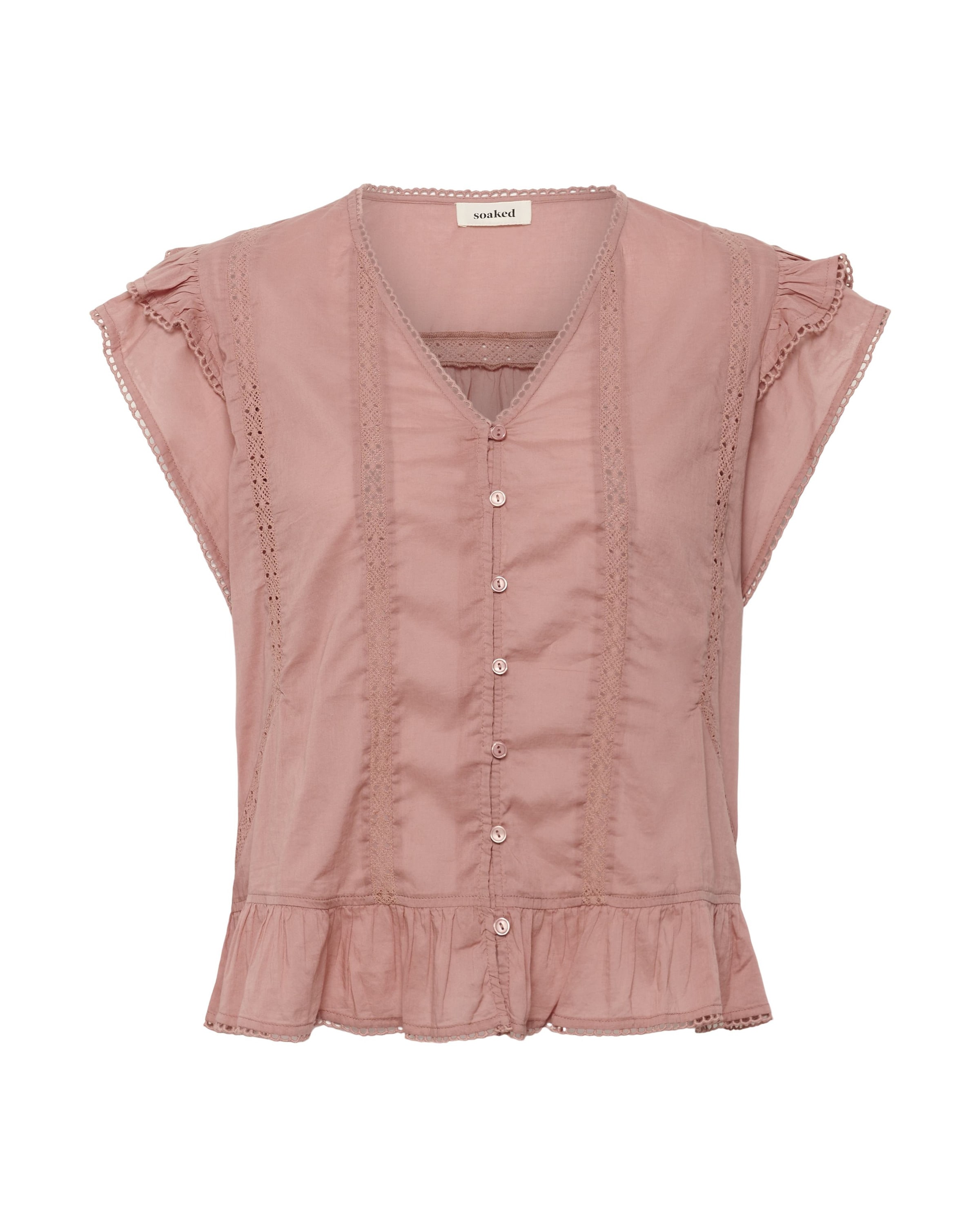 SOAKED IN LUXURY Blouse 'Runa ' in Pink: front