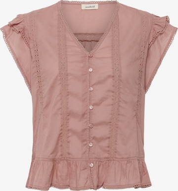 Chemisier 'Runa ' SOAKED IN LUXURY en rose : devant