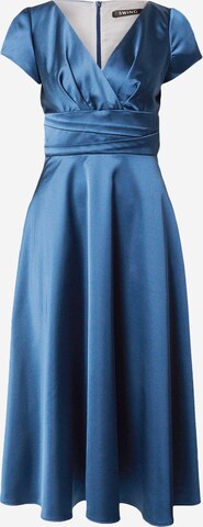 SWING - Vestido de gala en azul: frente