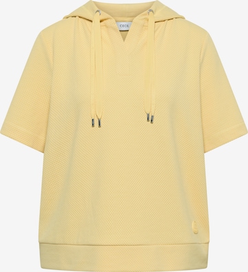 CECIL Sweatshirt in Yellow: front