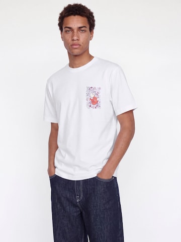 JACK & JONES Shirt in Wit: voorkant