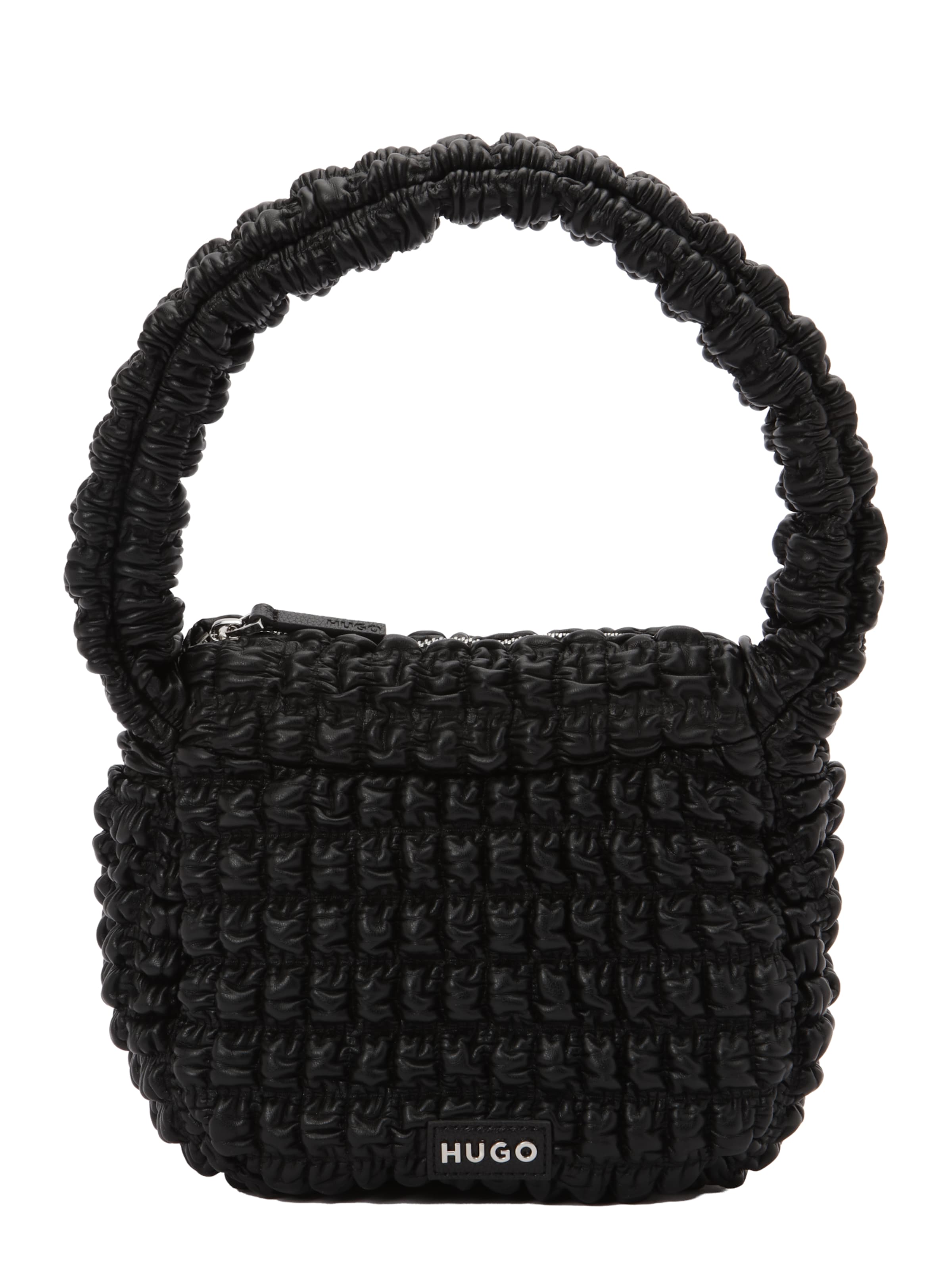 HUGO Τσάντα ώμου 'Mhati' σε μαύρο: μπροστά