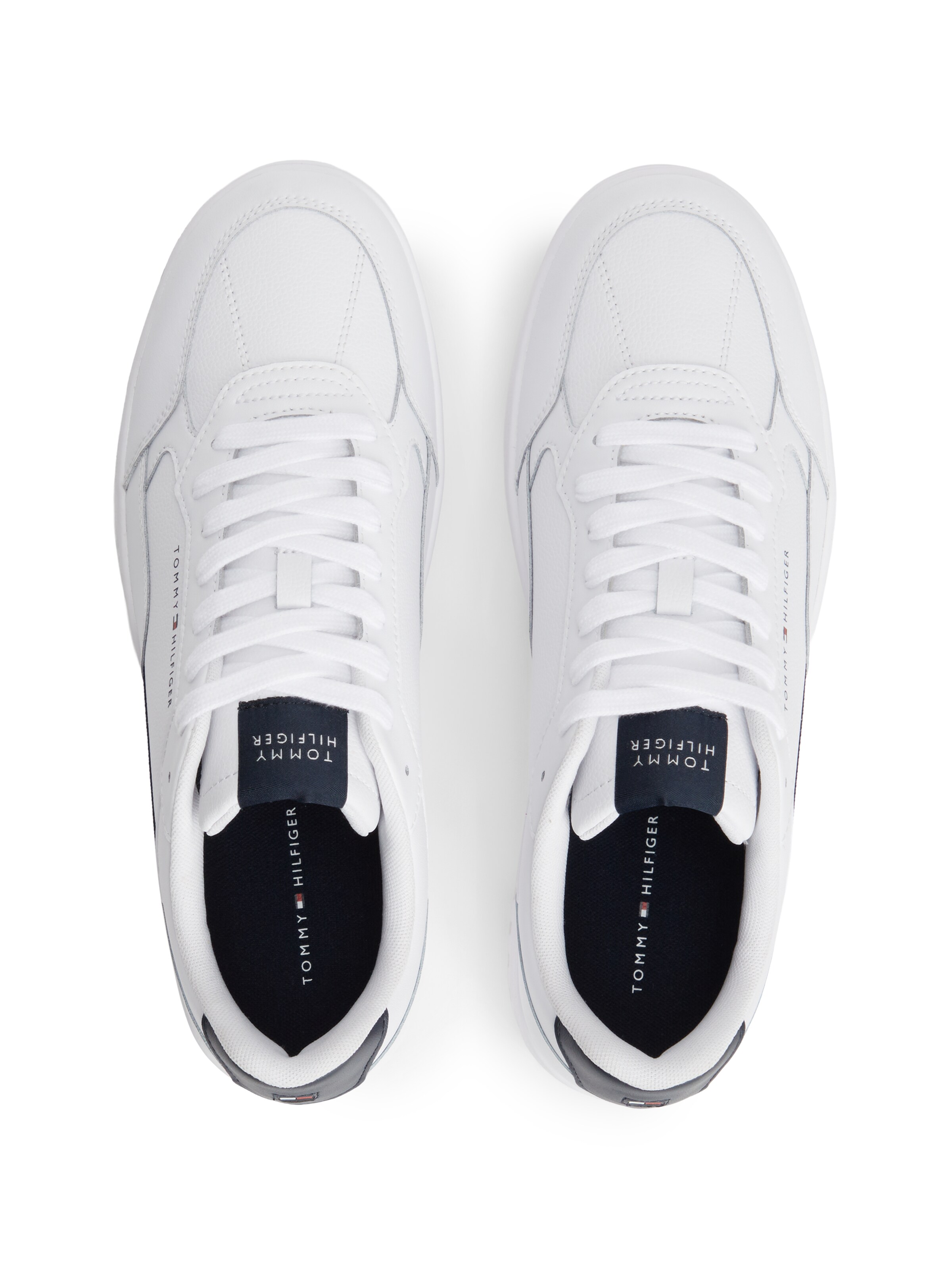 TOMMY HILFIGER Sneaker 'Basket Corporate' in Weiß