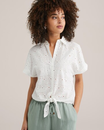 WE Fashion Bluse in Weiß: Vorderseite