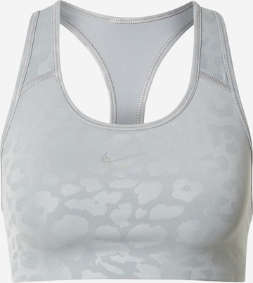 NIKE Bustier Sport-BH in Grau: predná strana