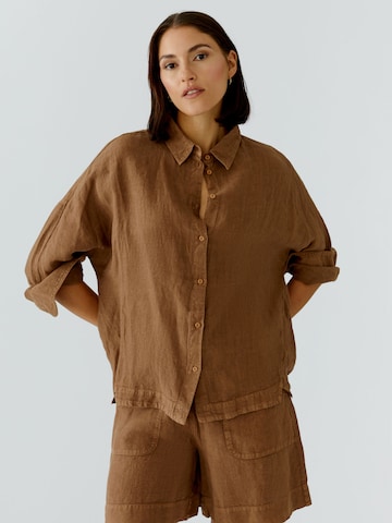 OUI Bluse in Braun: Vorderseite