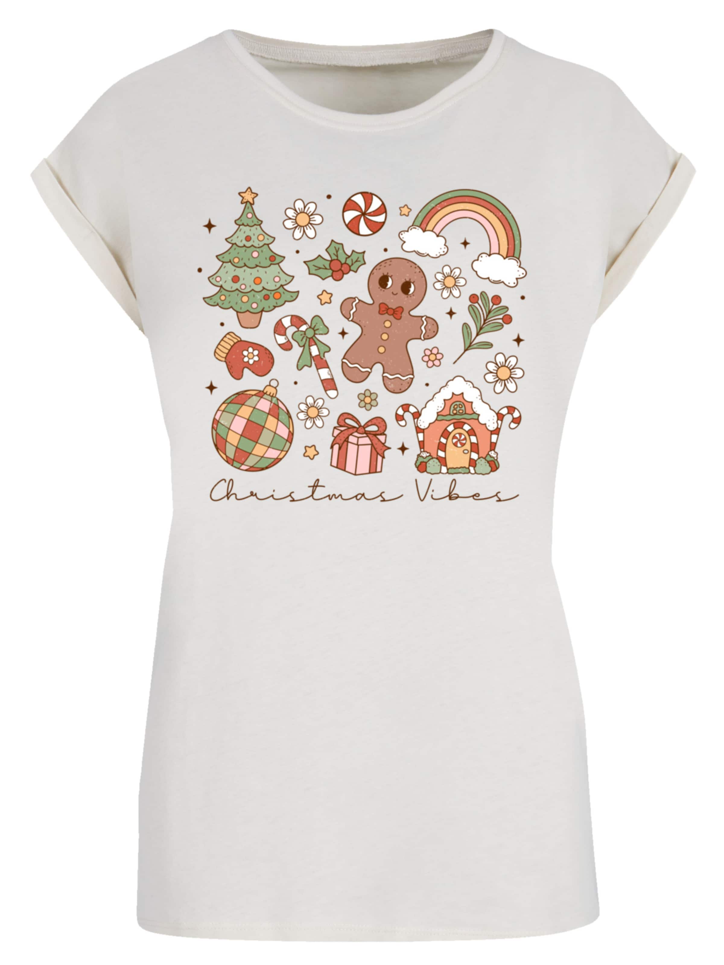 F4NT4STIC Shirt in Beige: front