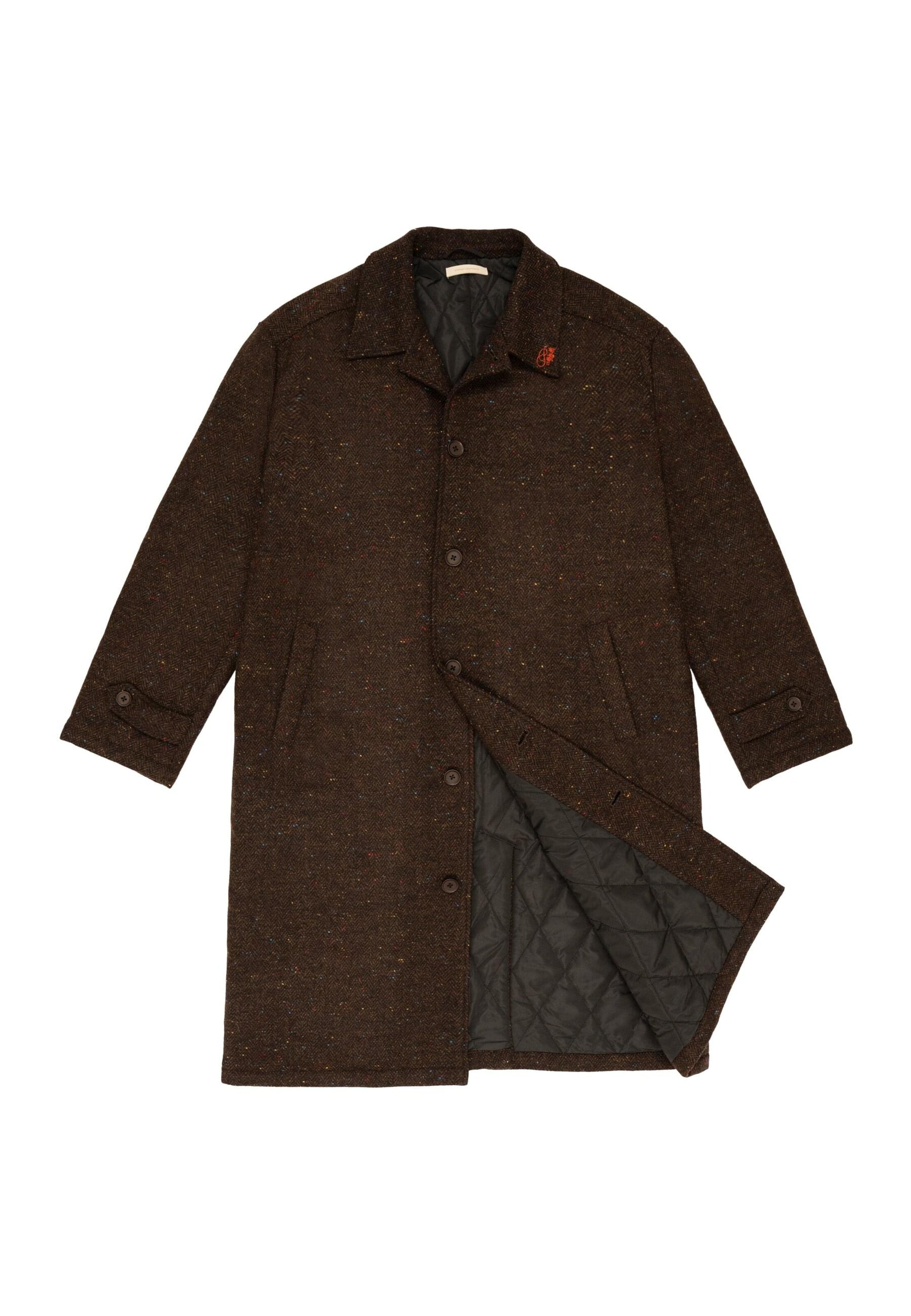 Cappotto di mezza stagione 'Herringbone' di Prohibited in marrone