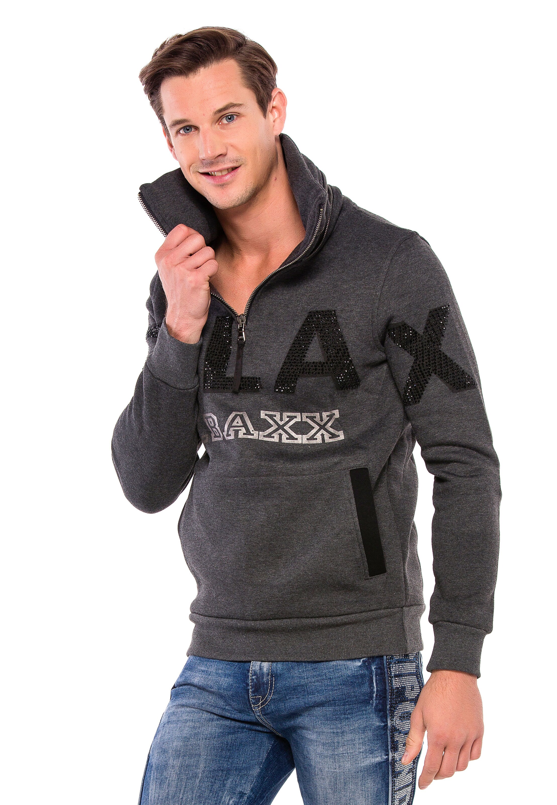CIPO & BAXX Sweatshirt in Zwart