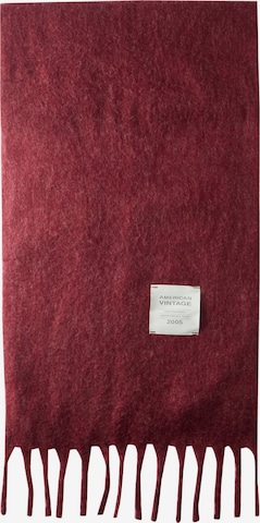 AMERICAN VINTAGE - Chal 'ZINACO' en rojo: frente