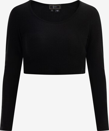 faina Top in Black: front