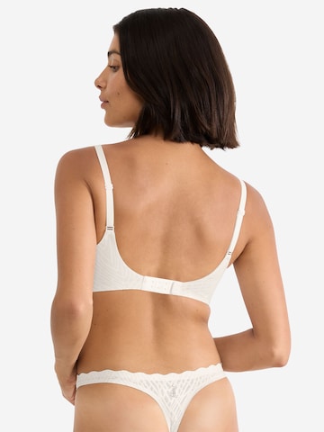 SLOGGI Push-up BH ' Blue ZERO Feel Bliss THE UP ' in Wit