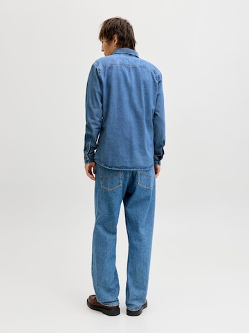 JACK & JONES Слим Рубашка 'JJEStanley' в Синий