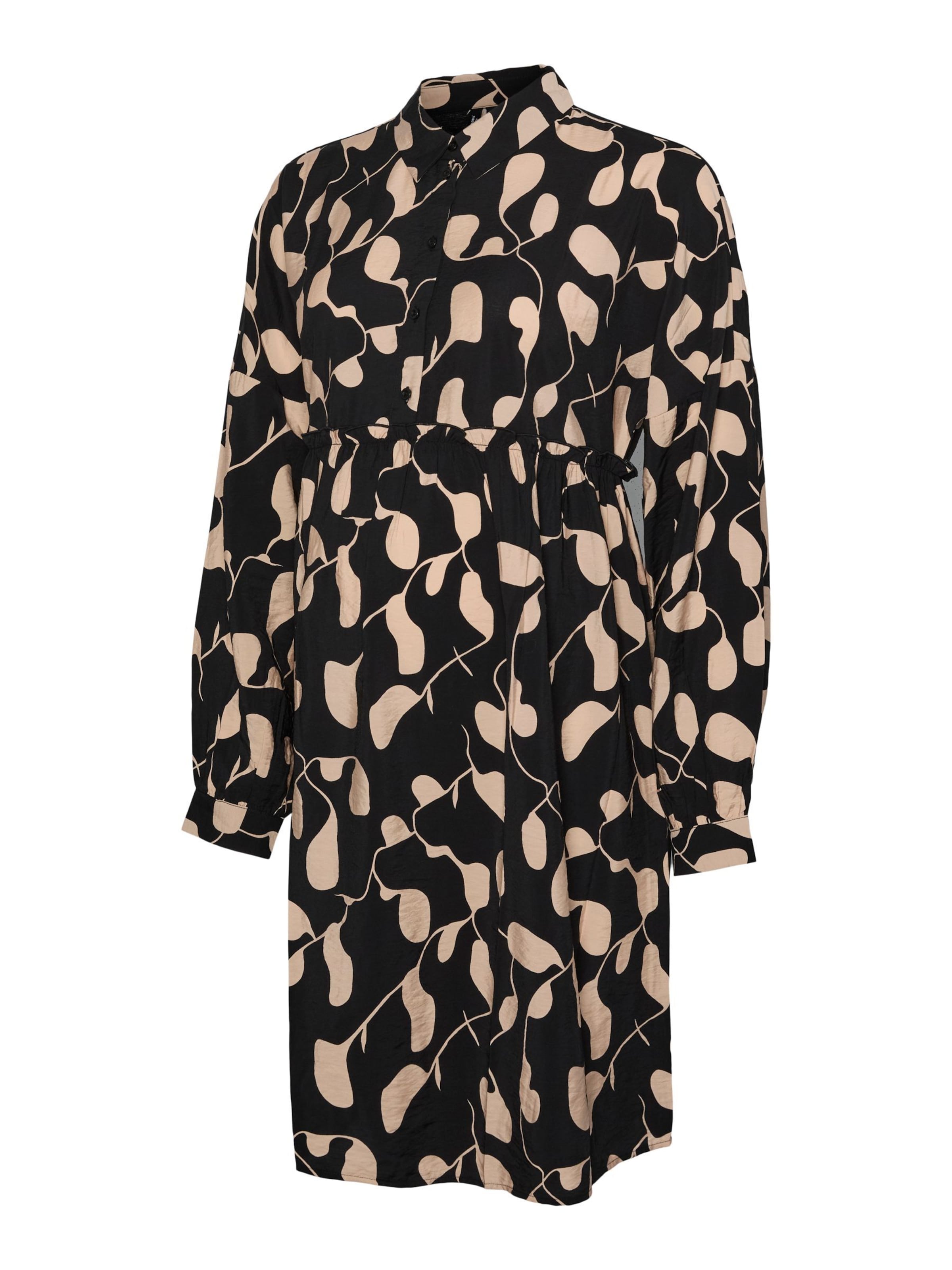 Vero Moda Maternity - Vestido camisero 'VMMJosie' en beige: frente