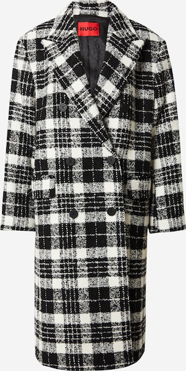 HUGO Демисезонное пальто 'Mianero' в Черный / Белый, Обзор товара