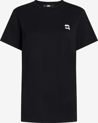 Marškinėliai 'IKON' iš Karl Lagerfeld, spalva – juoda / balta, Prekių apžvalga