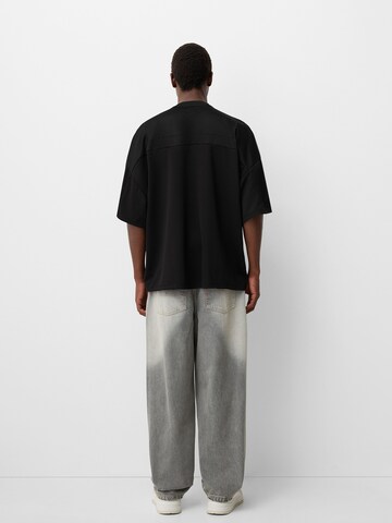 Bershka T-Shirt in Schwarz