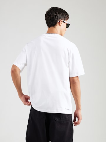 Karl Lagerfeld Shirt 'Ikon Peek-A-Boo' in White