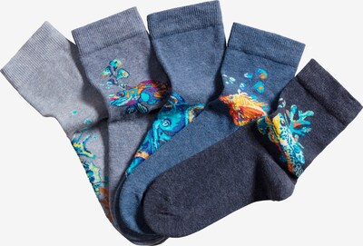 H.I.S Socken in hellblau / mischfarben, Produktansicht