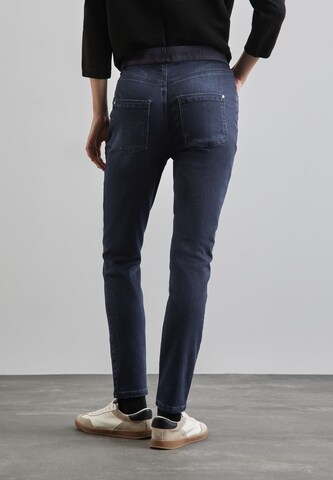STREET ONE Skinny Jeggings in Blau