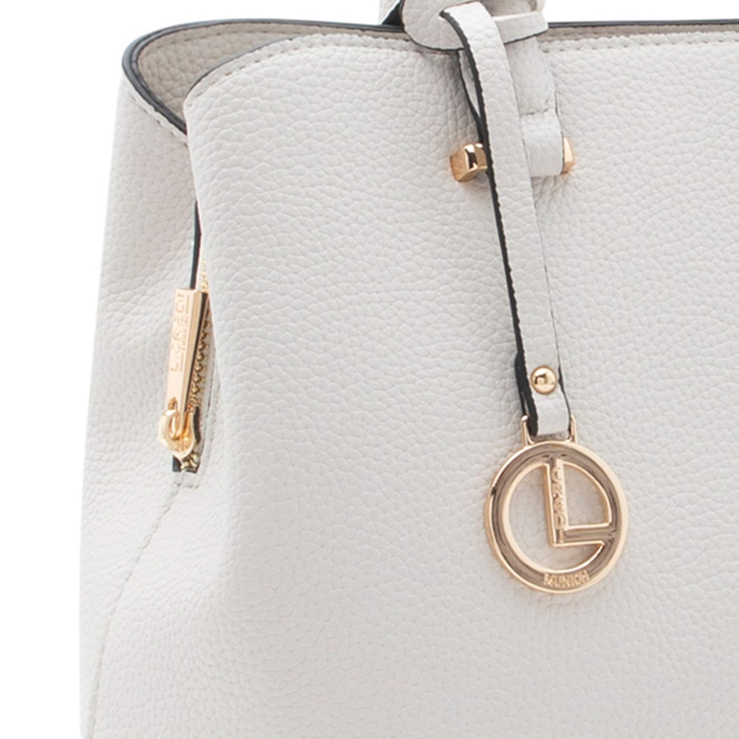 L.CREDI Handbag 'Maxima' in White