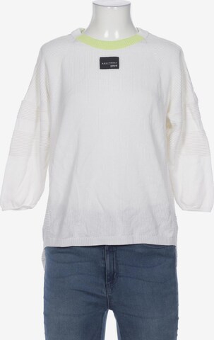 ADIDAS ORIGINALS Sweater & Cardigan in M in White: front