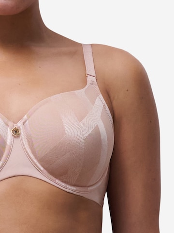 Chantelle Minimiser Bra 'GLAZE' in Pink