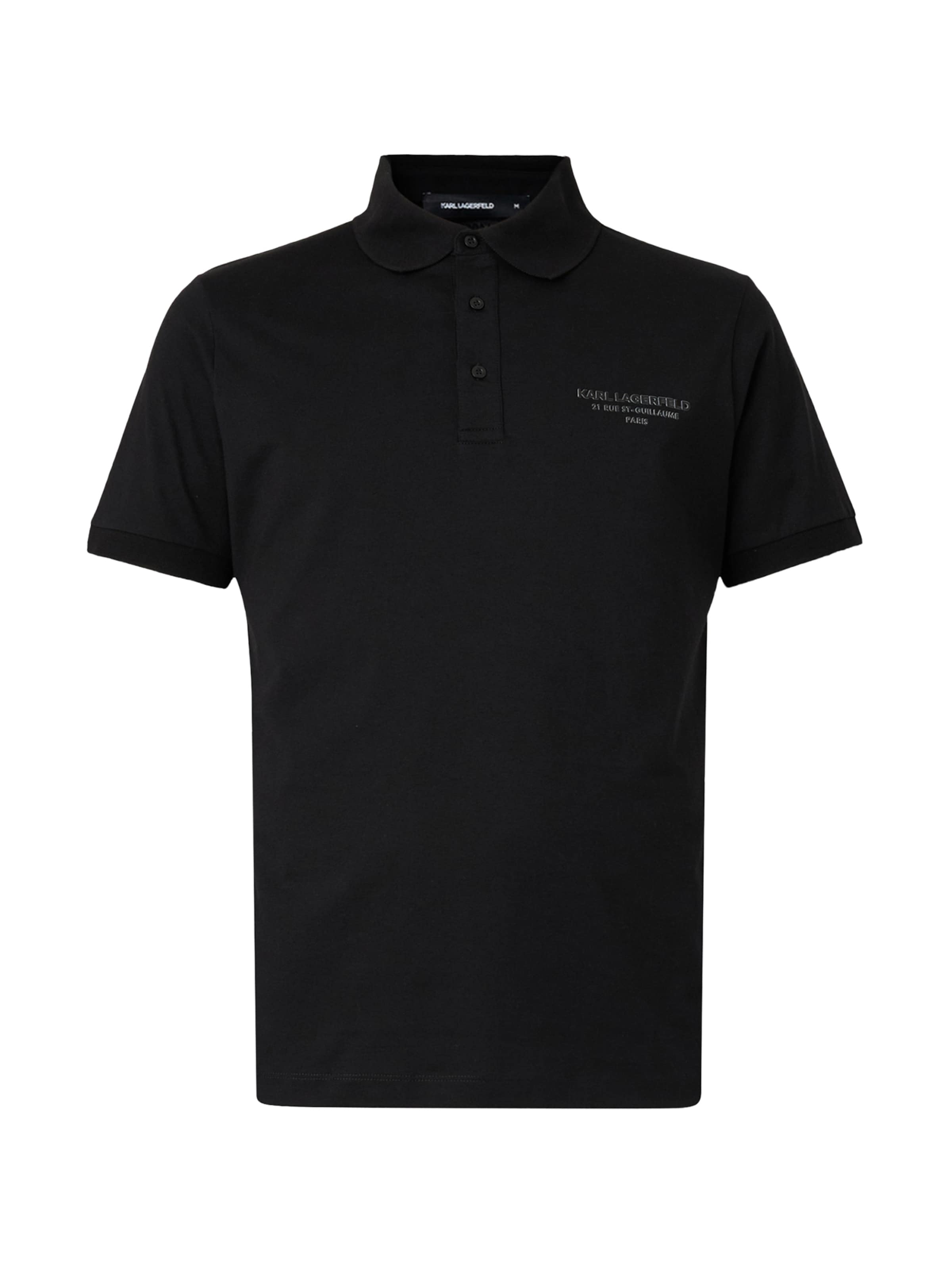Karl Lagerfeld Tričko - Čierna: predná strana