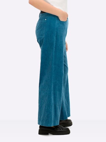 SHEEGO Zvonové kalhoty Kalhoty – modrá