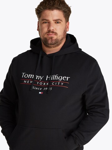 Tommy Hilfiger Big & Tall Μπλούζα φούτερ σε μαύρο