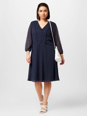 ONLY Carmakoma Dress 'NEW BETTINA' in Blue