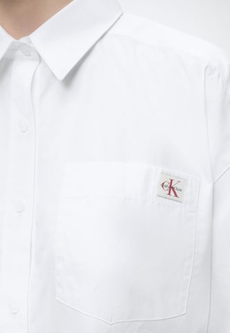 Calvin Klein Jeans Bluza | bela barva