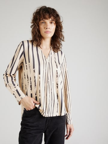 Camicia da donna di Key Largo in beige: frontale