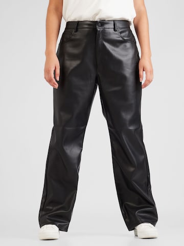 ONLY Curve Zvonové kalhoty Kalhoty 'MADISON' – černá: přední strana