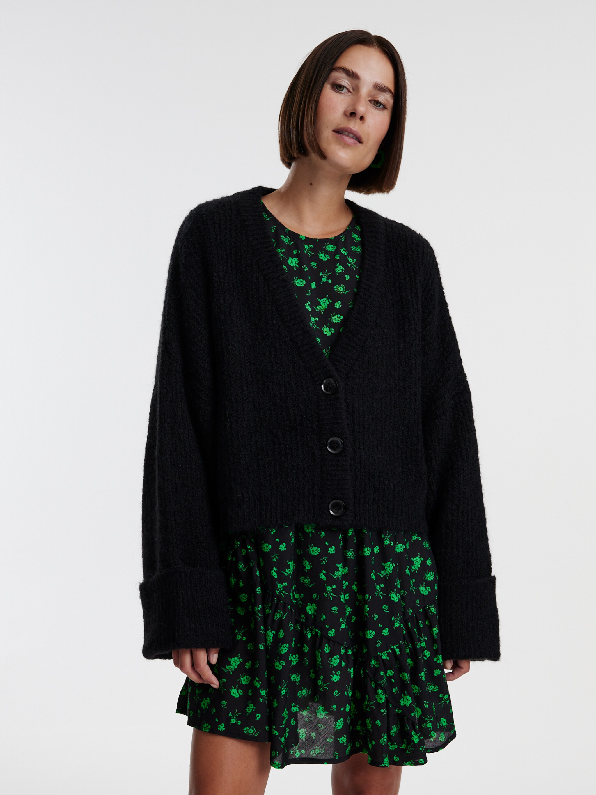 EDITED Productos Cárdigan 'Violetta' negro