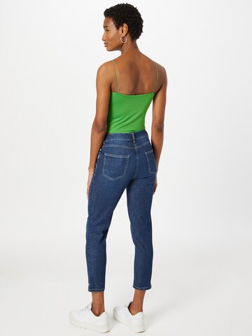 MAC Slimfit Jeans 'Melanie' in Blauw