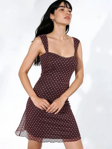 Hiccup Dress in Brown