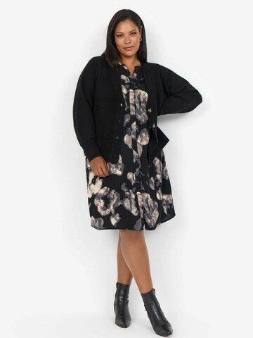 Wasabi Concept Gebreid vest 'Tonja 12' in Zwart