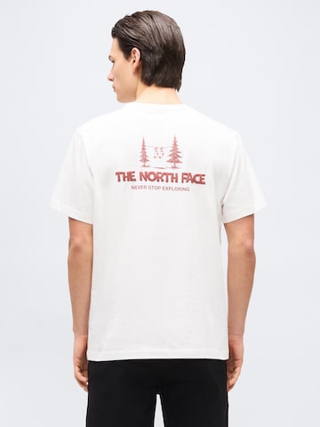 THE NORTH FACE Tričko – bílá: přední strana