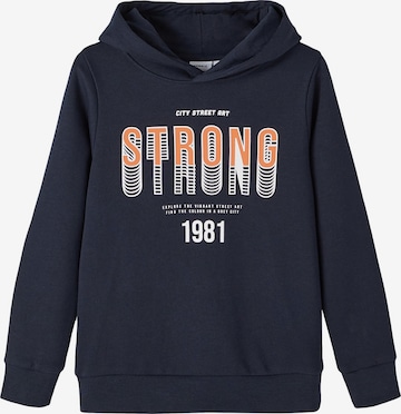 NAME IT Sweatshirt 'Tonni' i blå: forside