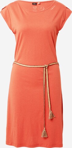 Ragwear Jurk in Oranje: voorkant