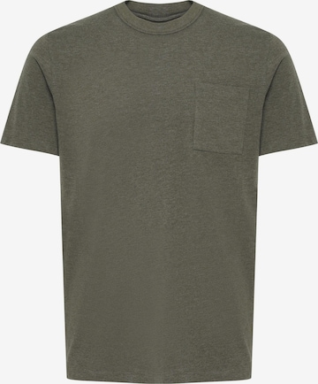 Casual Friday T-Shirt ' CFJASPER mélange tee with chest pocket ' in Grün: Vorderseite