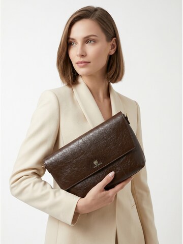 Borsa a spalla 'Borsa a Spalla Bruno Magli Alba Baguette Eco-Pelle' di Bruno Magli in marrone