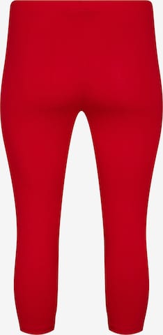 Zizzi Skinny Legginsy w kolorze czerwony