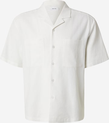 DAN FOX APPAREL Hemd 'Leonard' in Weiß: Vorderseite