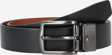 TOMMY HILFIGER Belt 'Denton' in Black: front