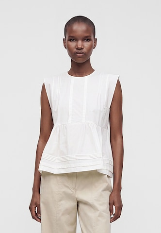 Weekend Max Mara Blusentop 'VALLO' in Weiß: Vorderseite