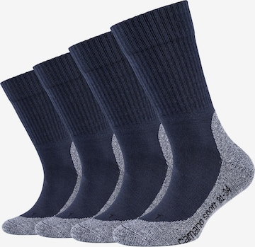 camano Socken in Blau: predná strana