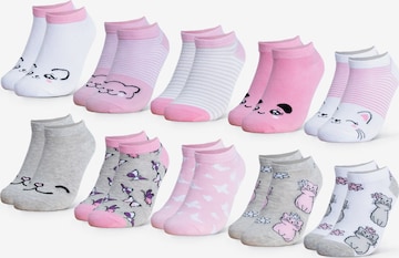 Occulto Socken 'Motivo' in Weiß: Vorderseite